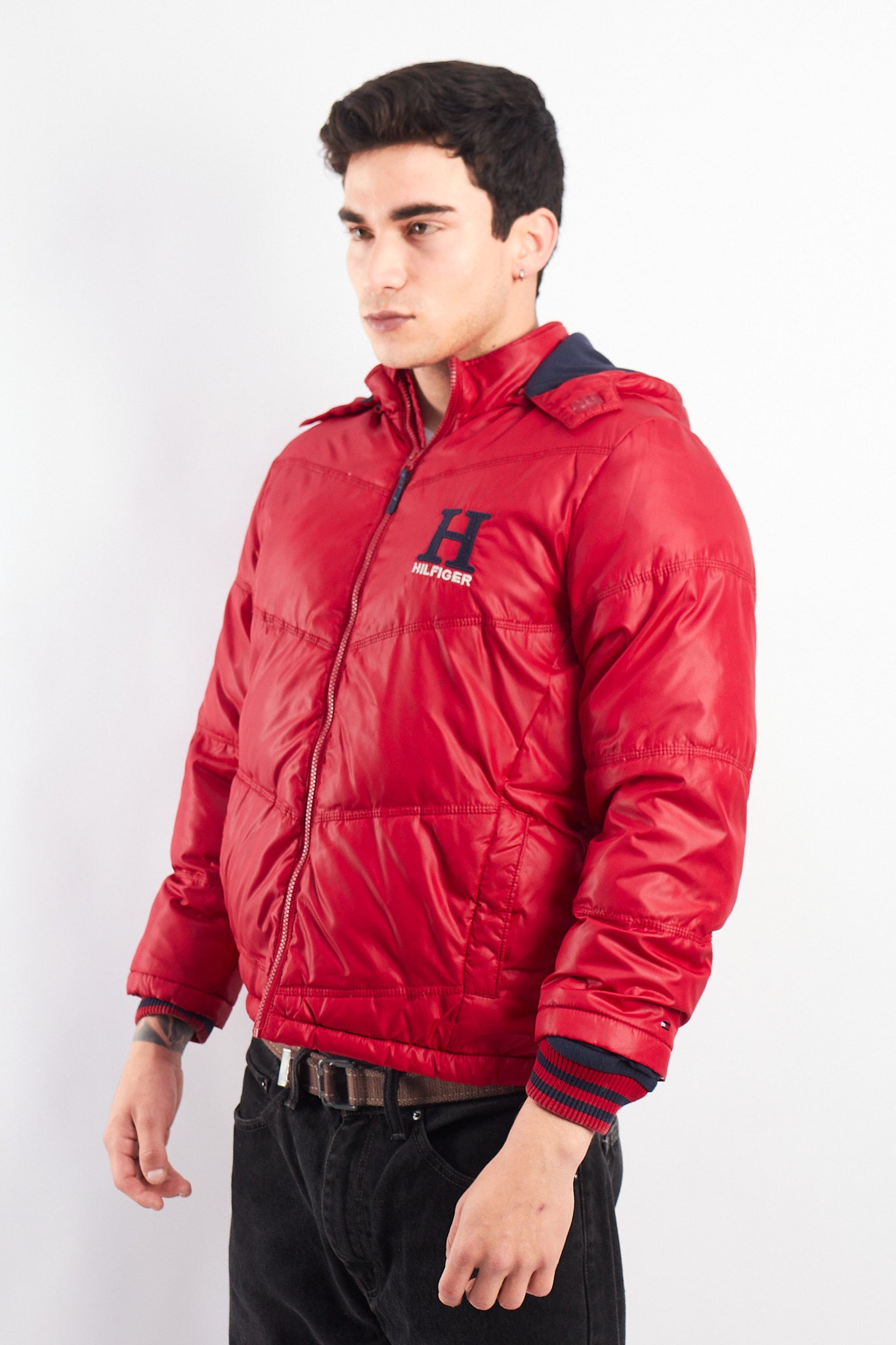 2000 Tommy Hilfiger Colorblock Down Puffer Jacket (S)