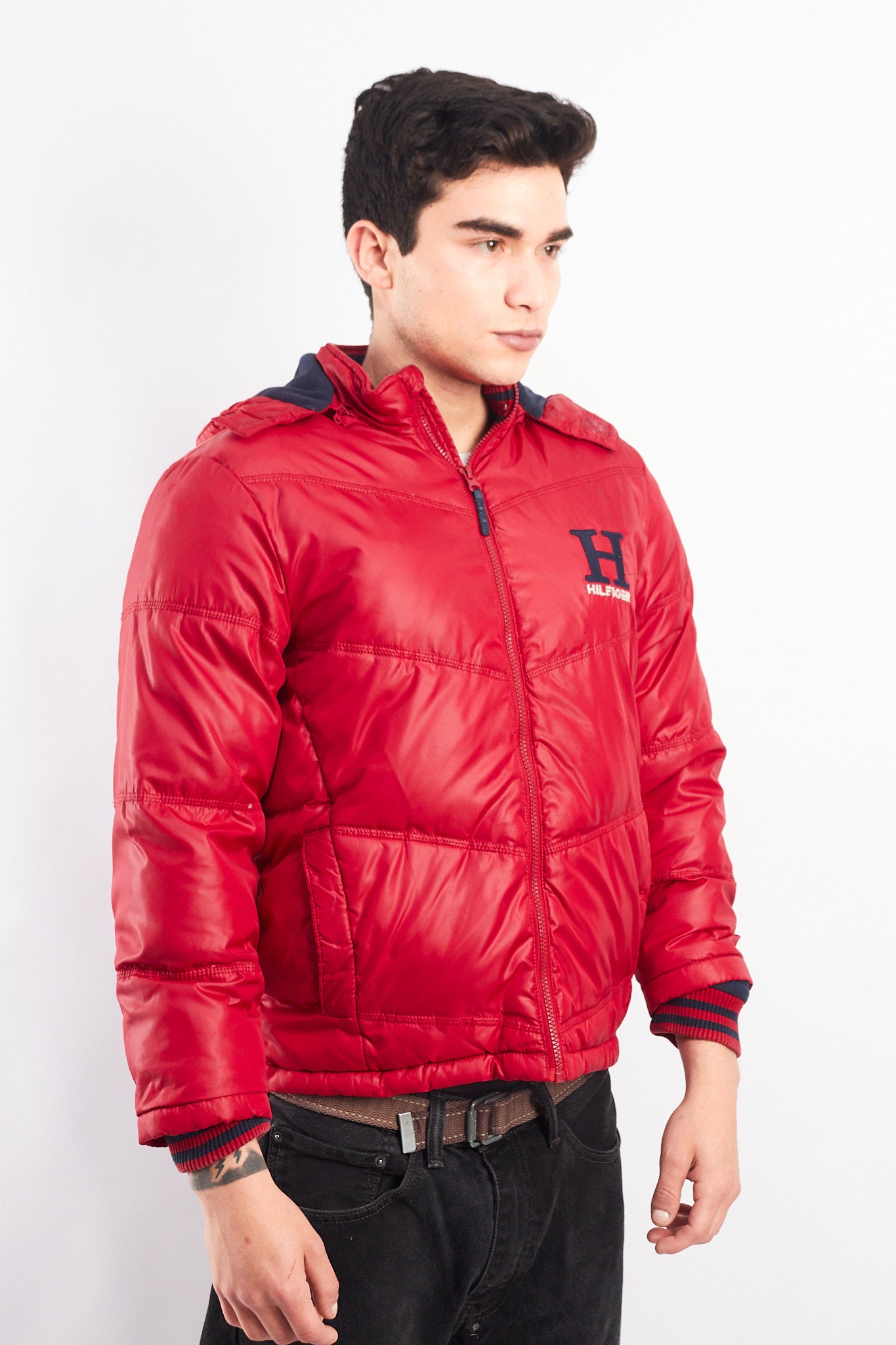 2000 Tommy Hilfiger Colorblock Down Puffer Jacket (S)