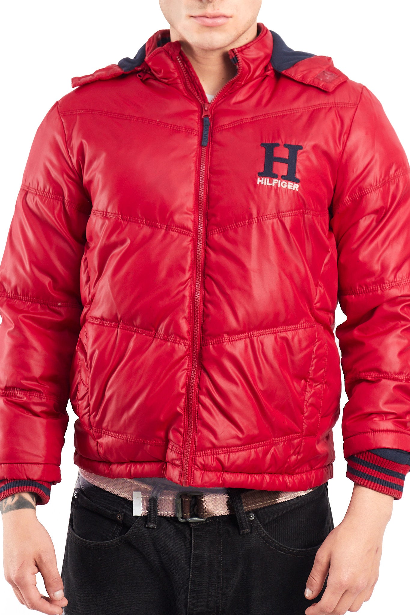 2000 Tommy Hilfiger Colorblock Down Puffer Jacket (S)