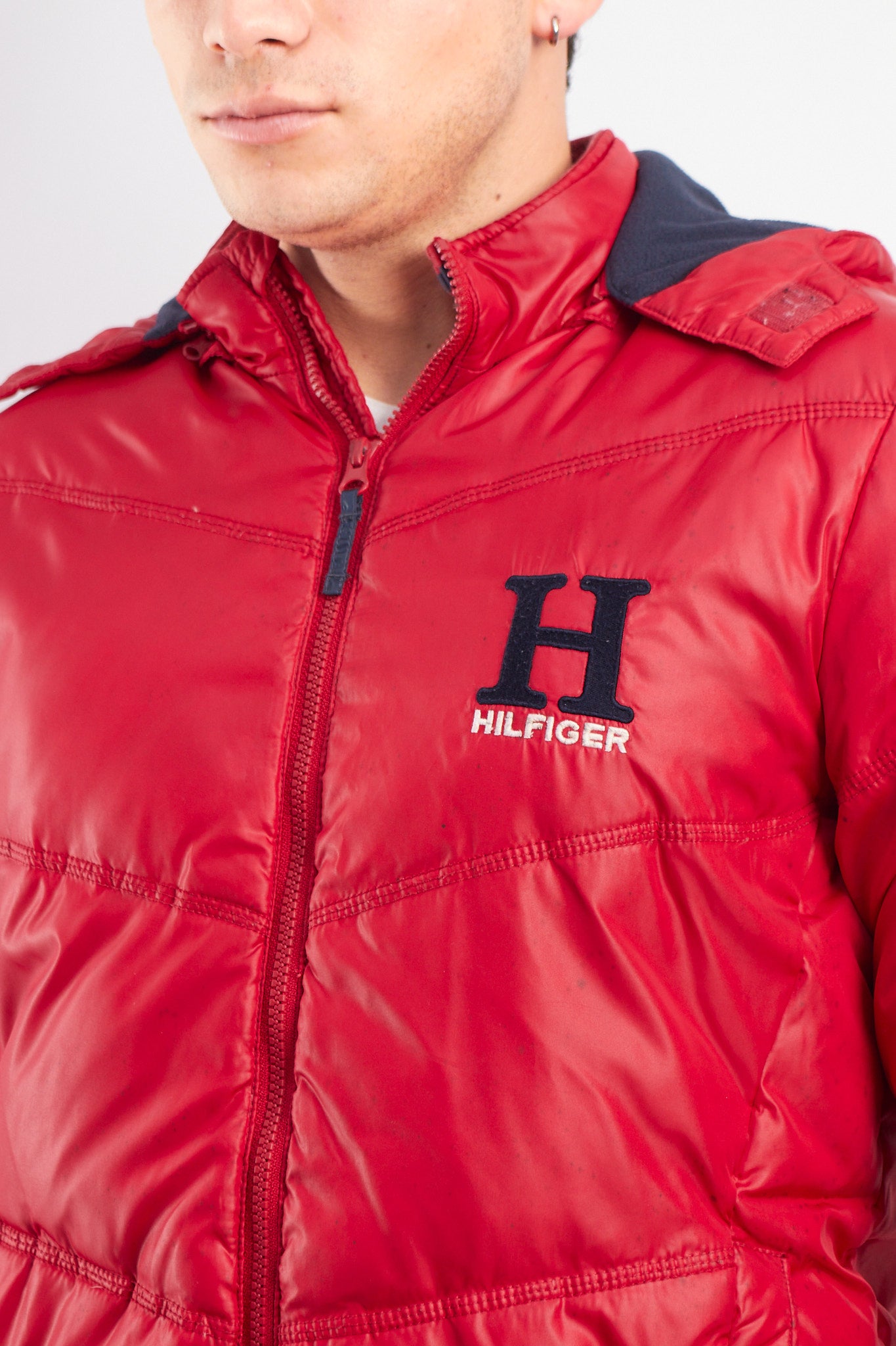 2000 Tommy Hilfiger Colorblock Down Puffer Jacket (S)