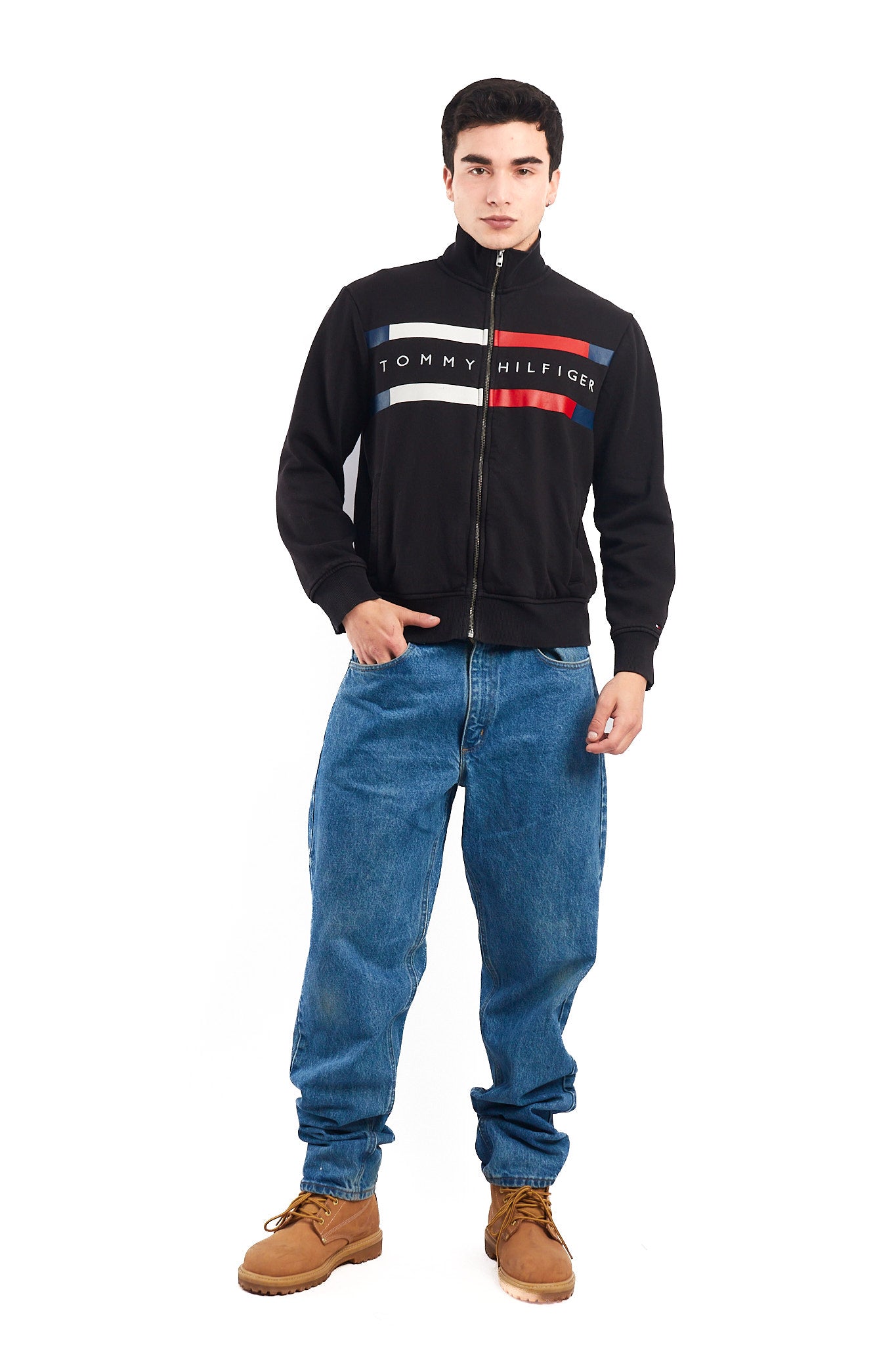 2000 Tommy Hilfiger Cotton Big Flag Jacket (S/M)