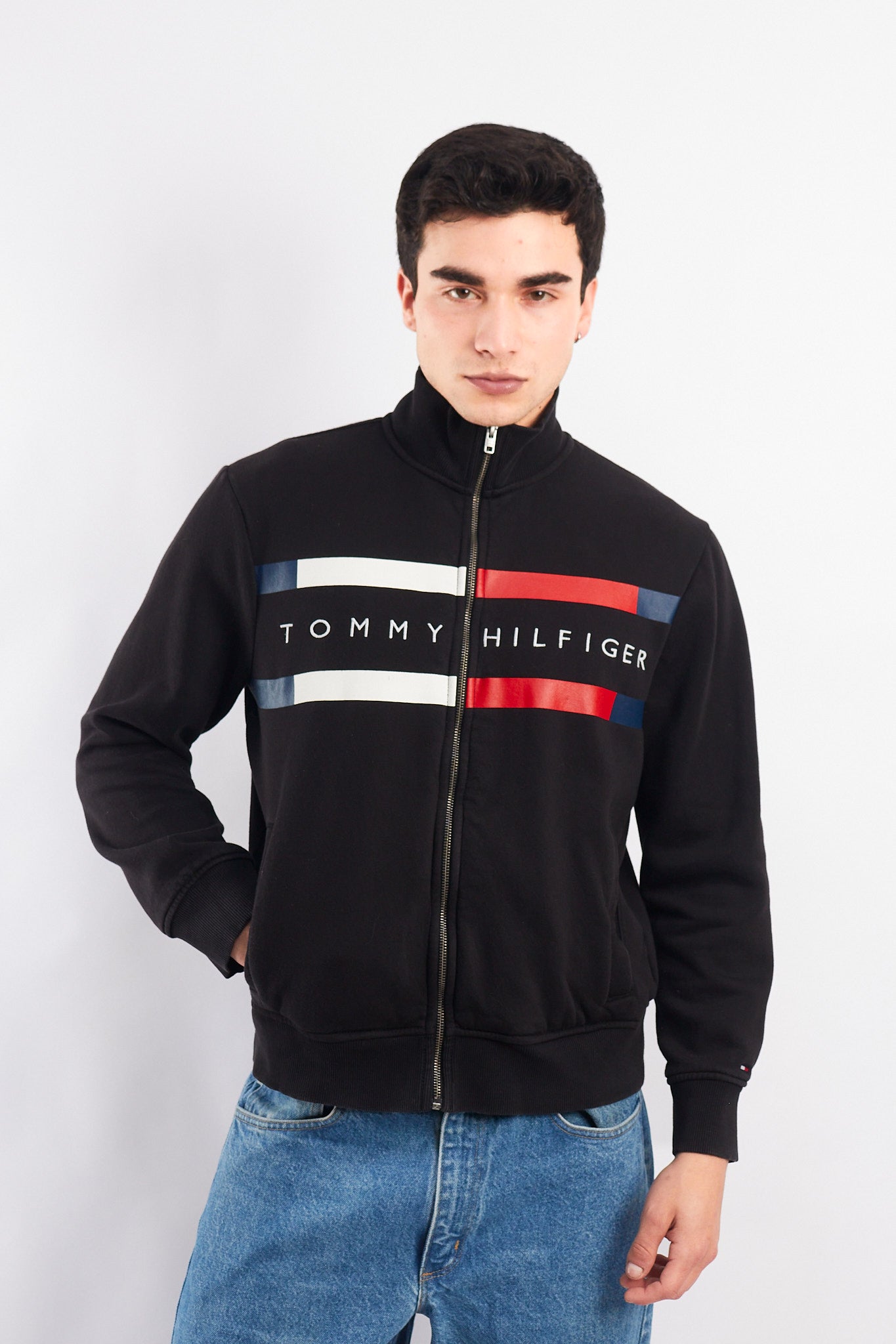 2000 Tommy Hilfiger Cotton Big Flag Jacket (S/M)