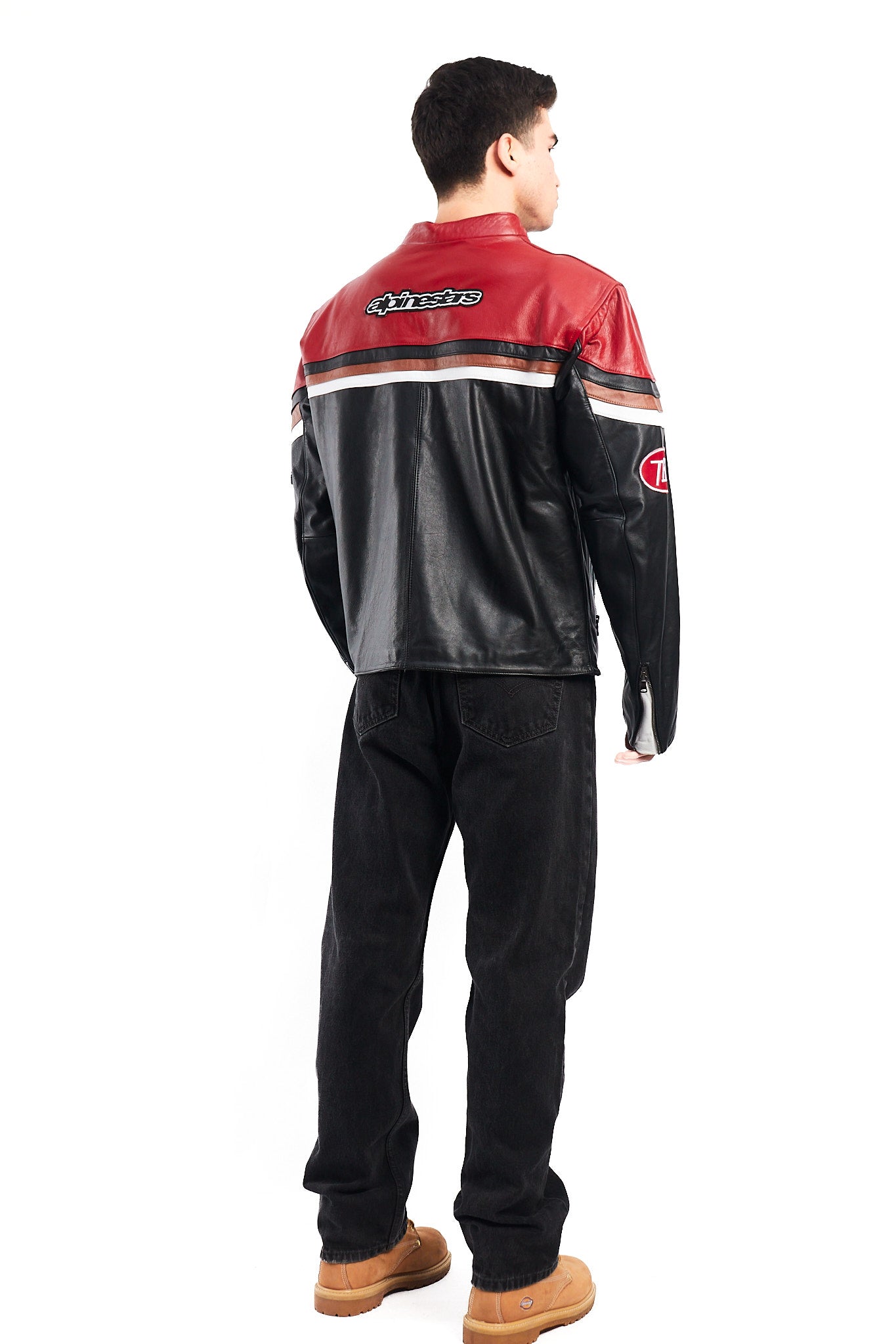 2000 Vintage Red Bull Leather Jacket (M/L)