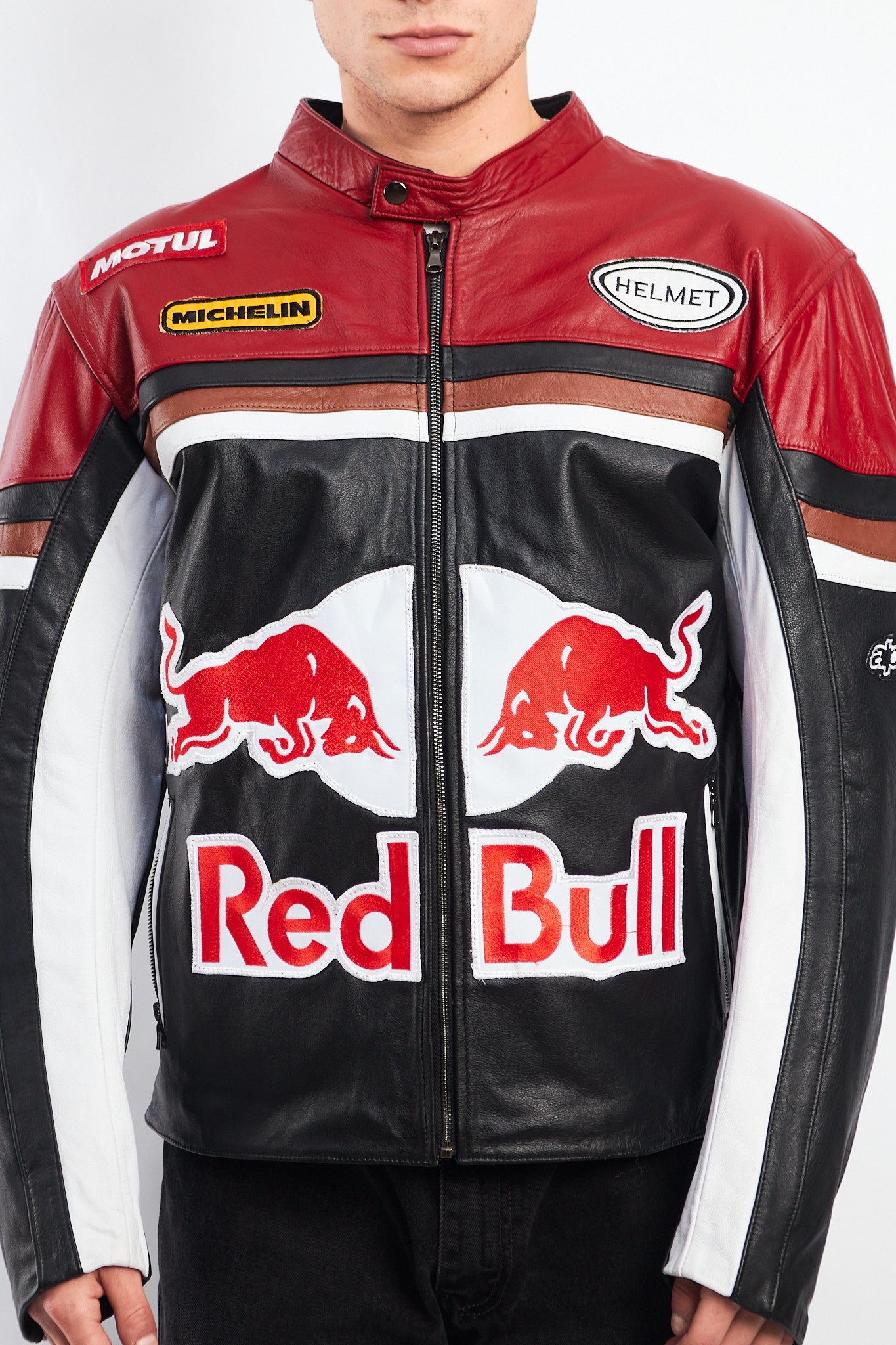 2000 Vintage Red Bull Leather Jacket (M/L)