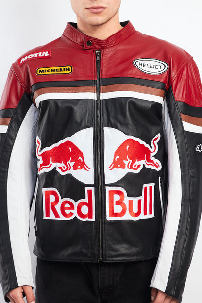 2000 Vintage Red Bull Leather Jacket (M/L)