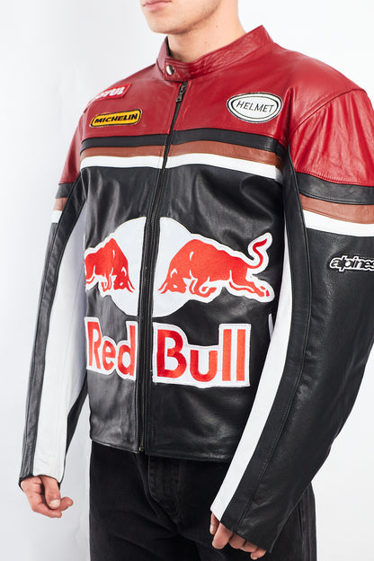 2000 Vintage Red Bull Leather Jacket (M/L)