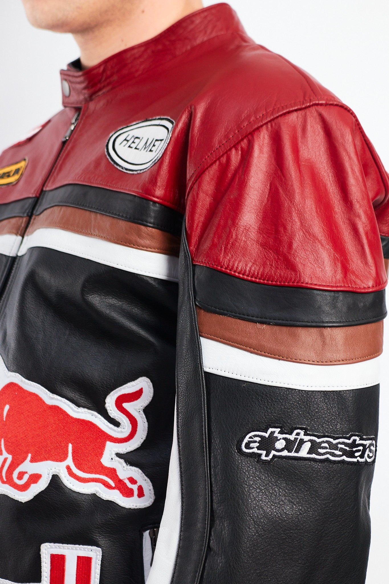 2000 Vintage Red Bull Leather Jacket (M/L)