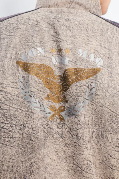 1990 Vintage Shamrock Marbled Racing Jacket (M)