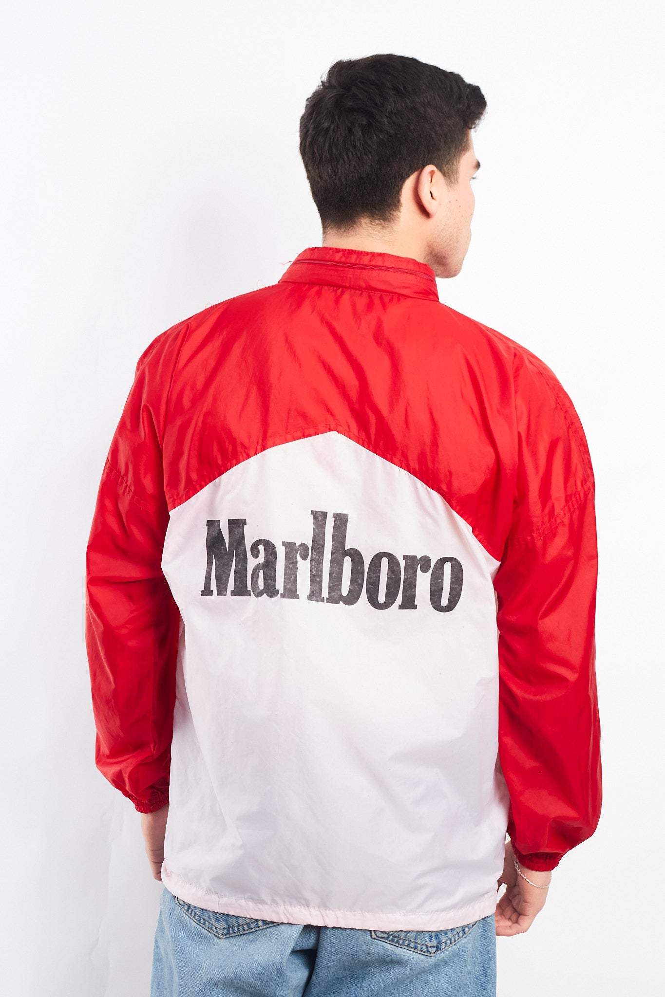 1990 Vintage Marlboro Quarter Zip Windbreaker (M/L)