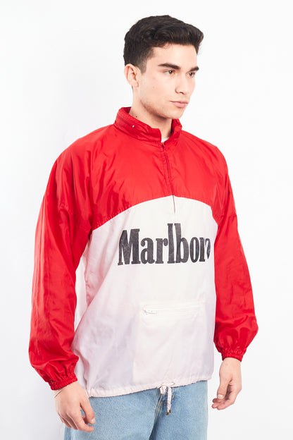 1990 Vintage Marlboro Quarter Zip Windbreaker (M/L)