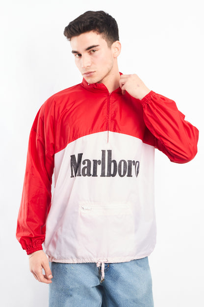 1990 Vintage Marlboro Quarter Zip Windbreaker (M/L)