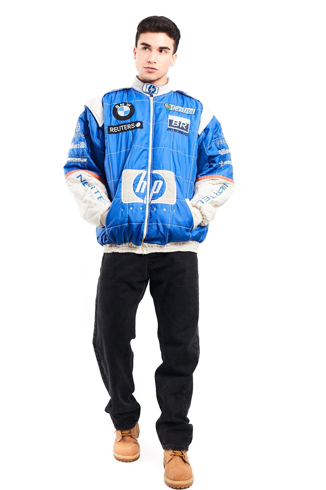 2000 Vintage F1 BMW Williams Montoya Racing Jacket (L/XL)