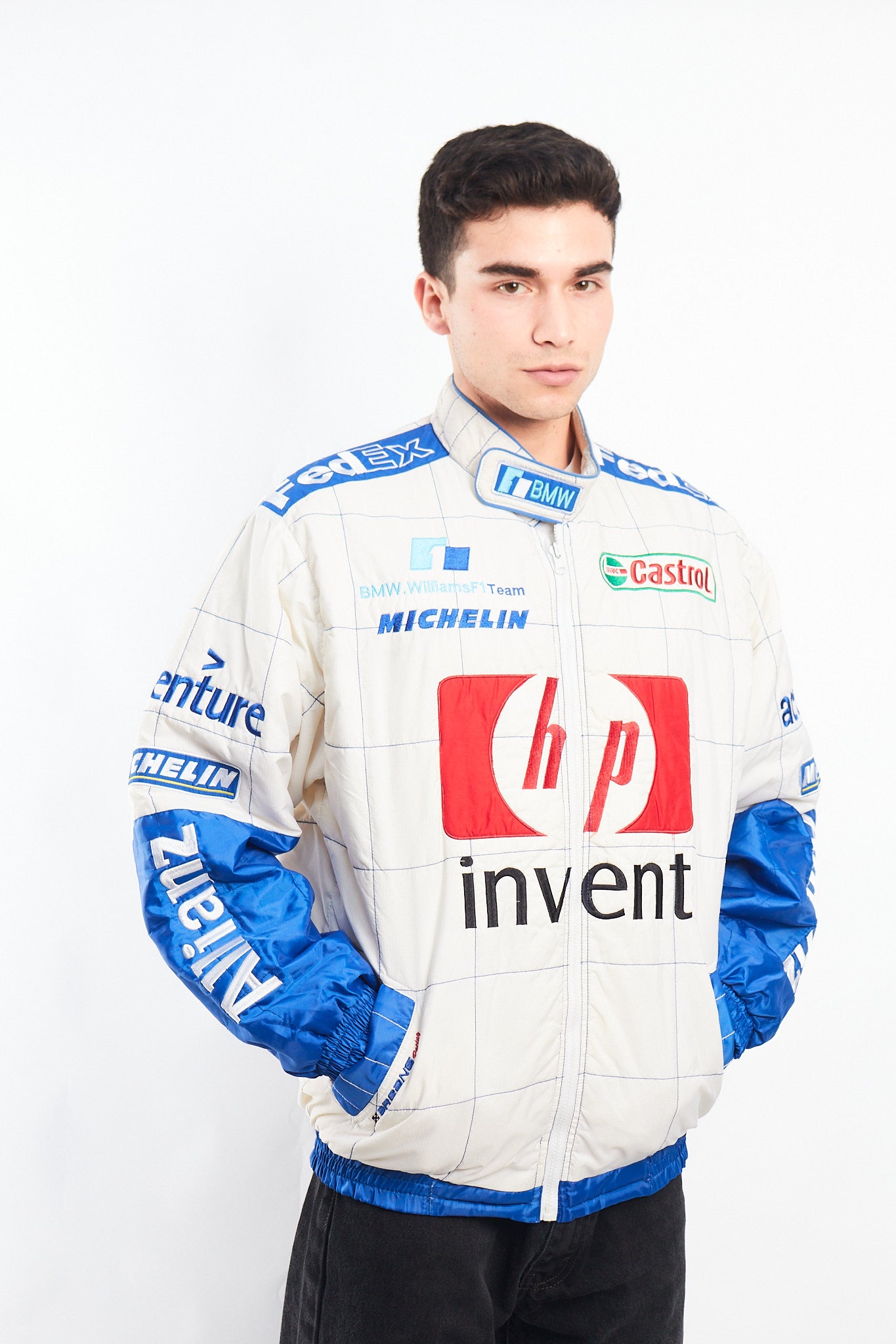 2000 Vintage F1 BMW Williams Montoya Racing Jacket (L)