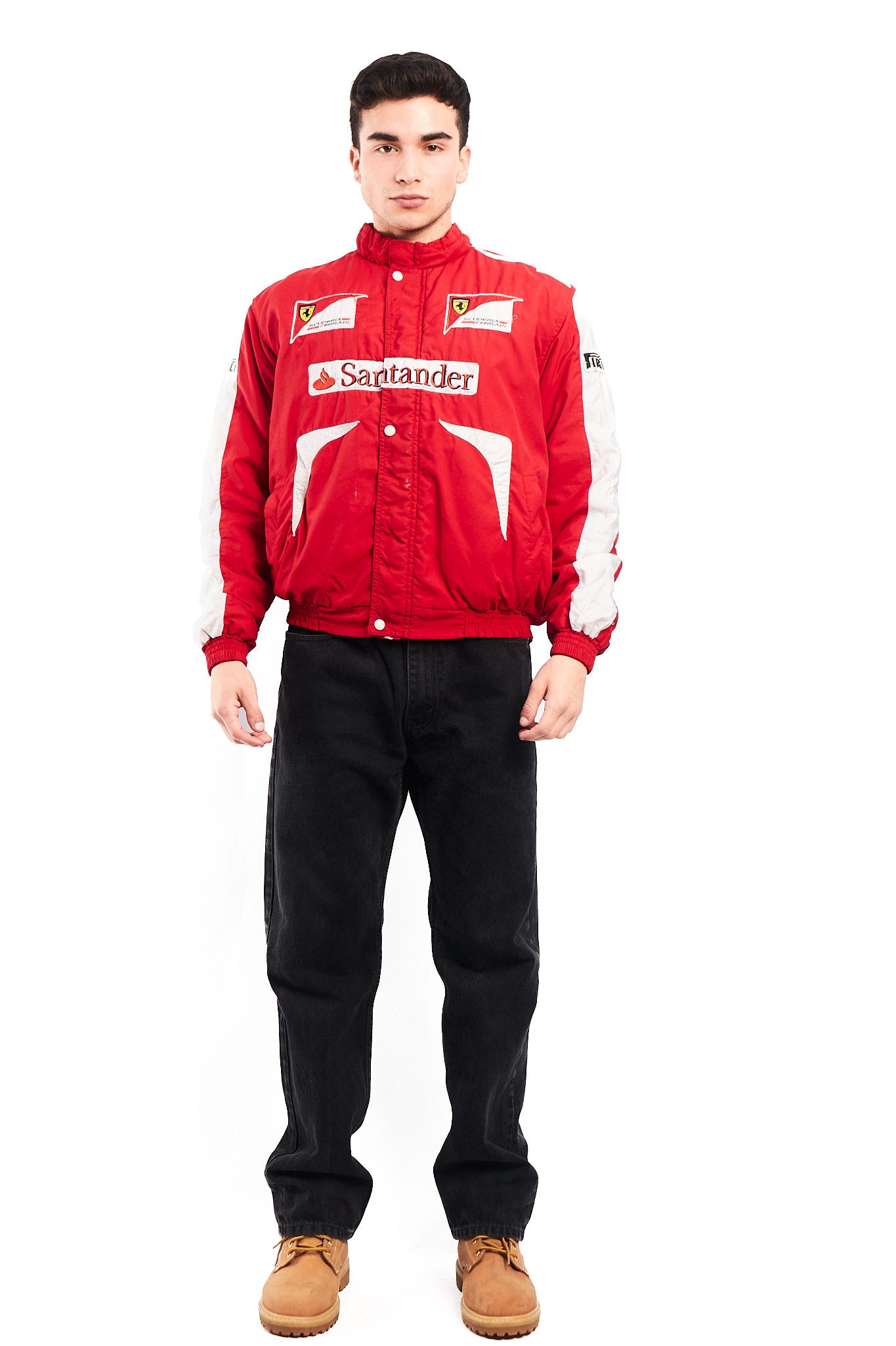 2010 Vintage Scuderia Ferrari x Santander Fernando Alonso Racing Jacket (S/M)