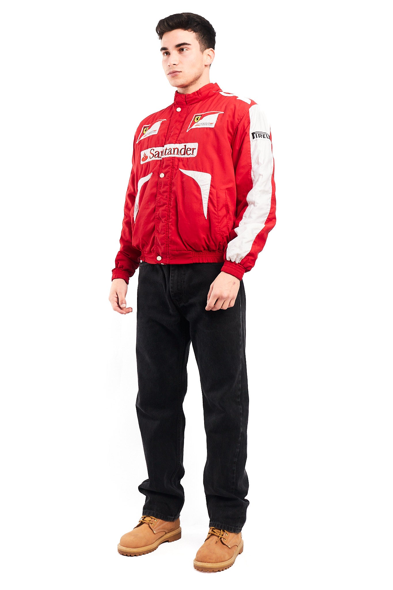 2010 Vintage Scuderia Ferrari x Santander Fernando Alonso Racing Jacket (S/M)