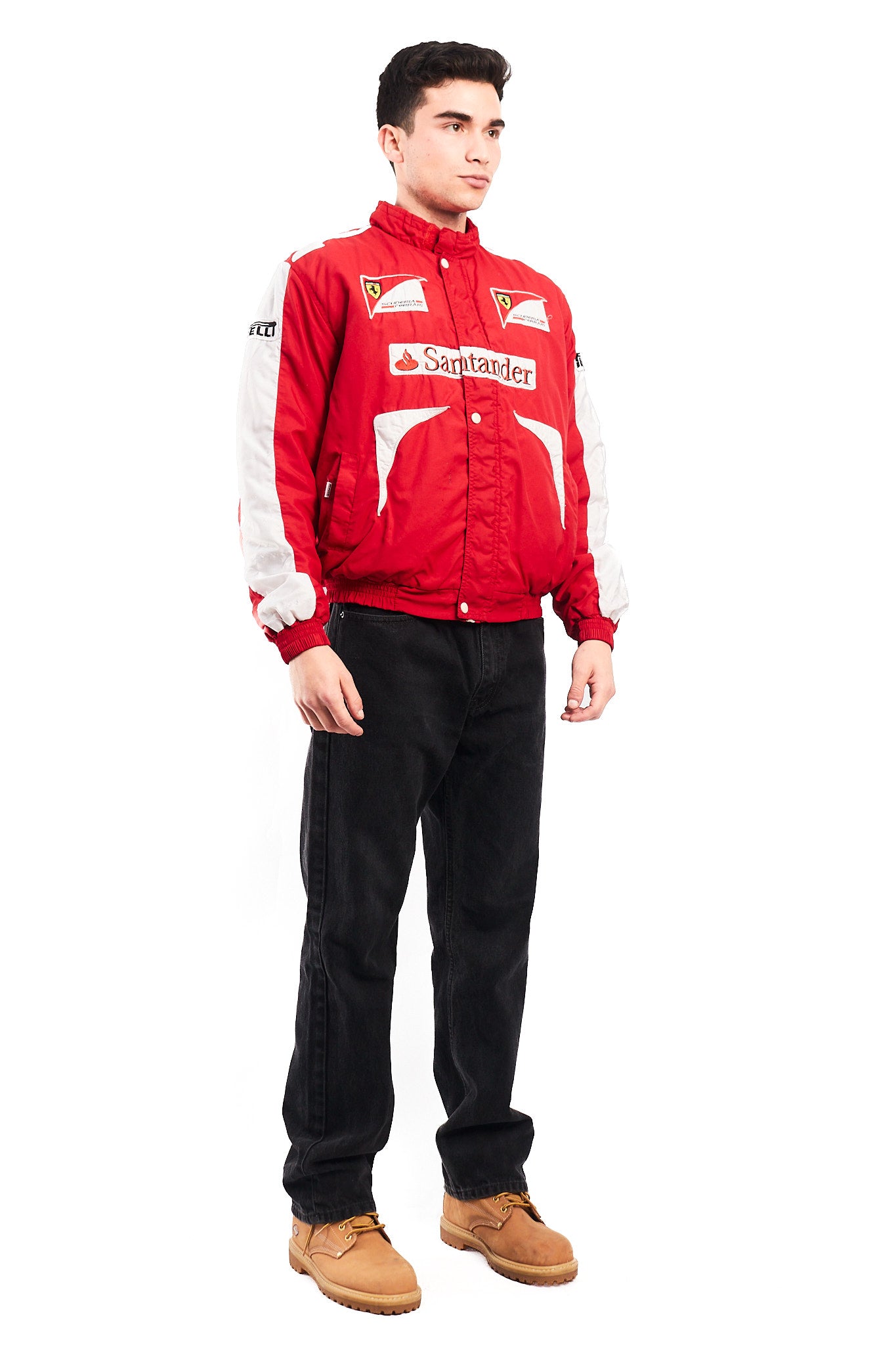 2010 Vintage Scuderia Ferrari x Santander Fernando Alonso Racing Jacket (S/M)