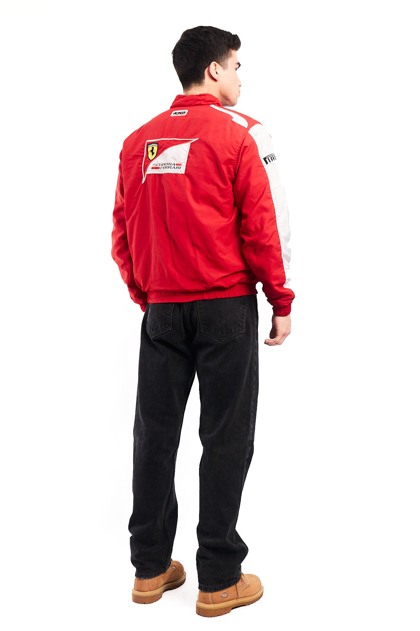 2010 Vintage Scuderia Ferrari x Santander Fernando Alonso Racing Jacket (S/M)