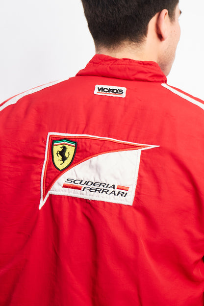 2010 Vintage Scuderia Ferrari x Santander Fernando Alonso Racing Jacket (S/M)