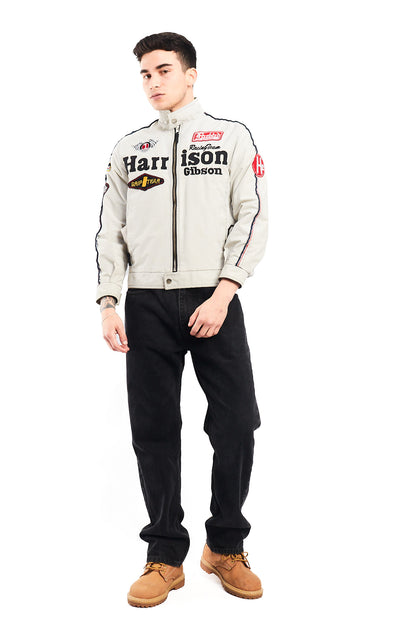 1990 Vintage Harrison Gibson Racing Jacket (S)