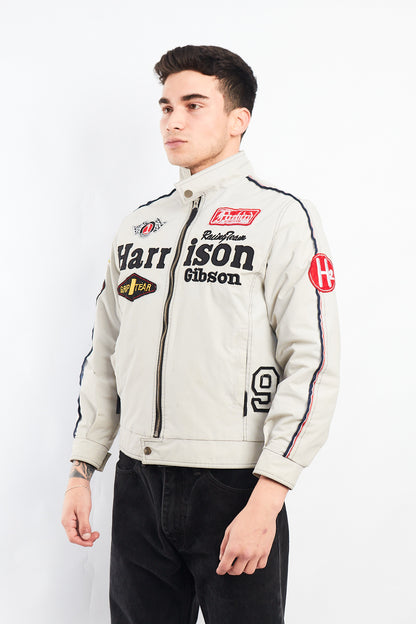 1990 Vintage Harrison Gibson Racing Jacket (S)