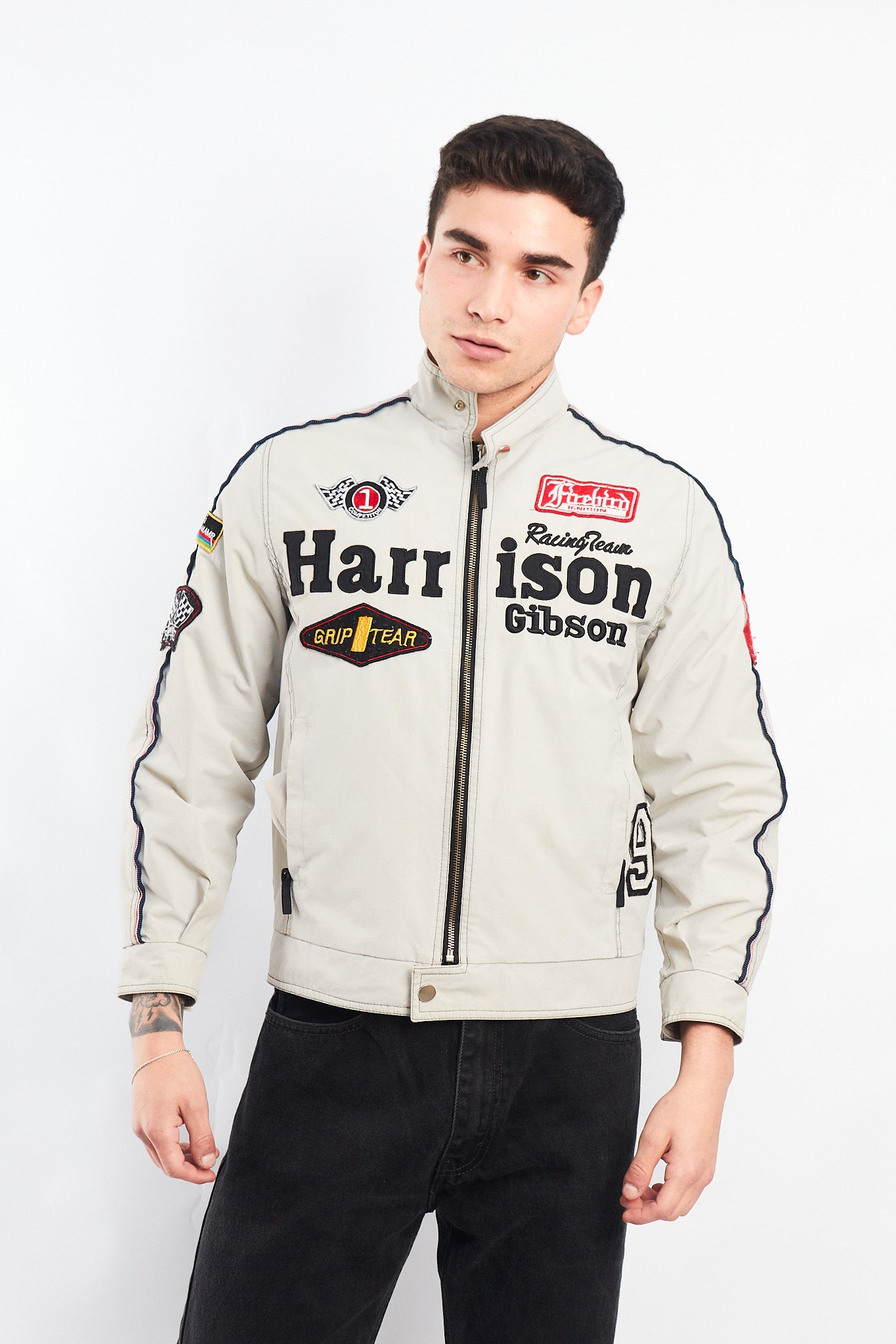 1990 Vintage Harrison Gibson Racing Jacket (S)