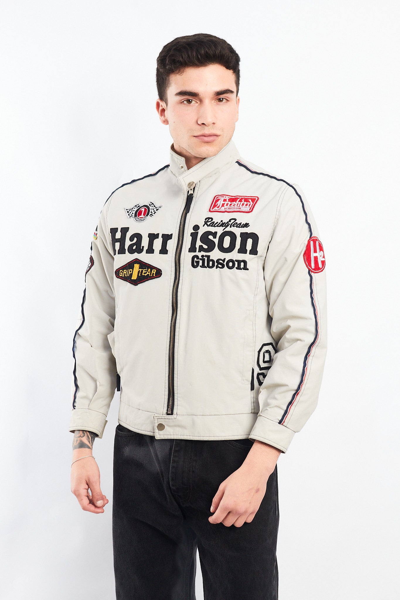 1990 Vintage Harrison Gibson Racing Jacket (S)