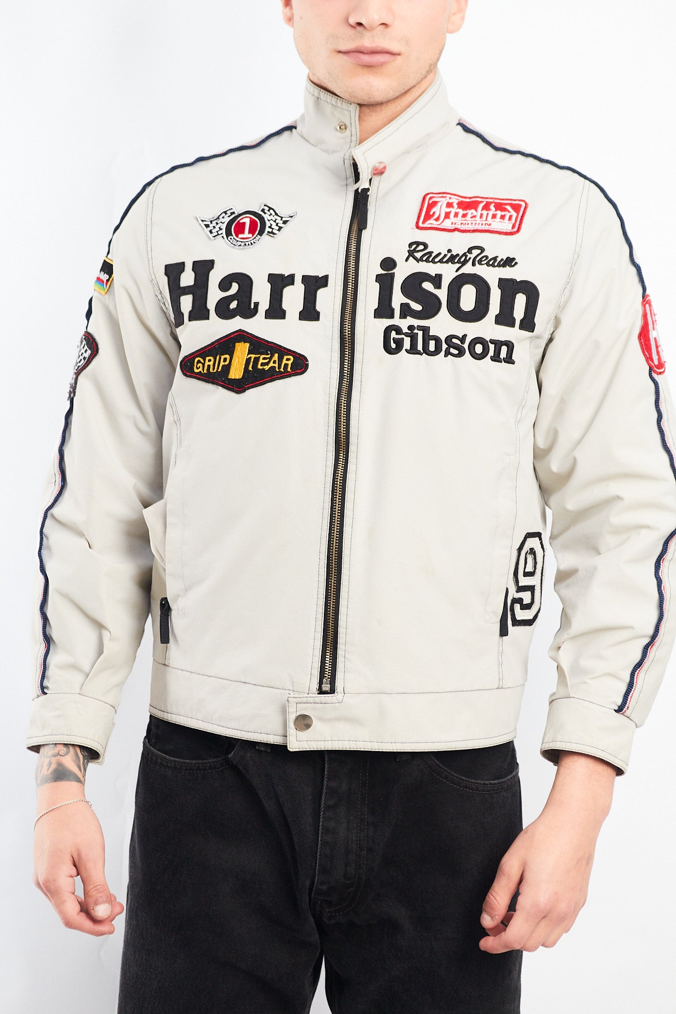 1990 Vintage Harrison Gibson Racing Jacket (S)
