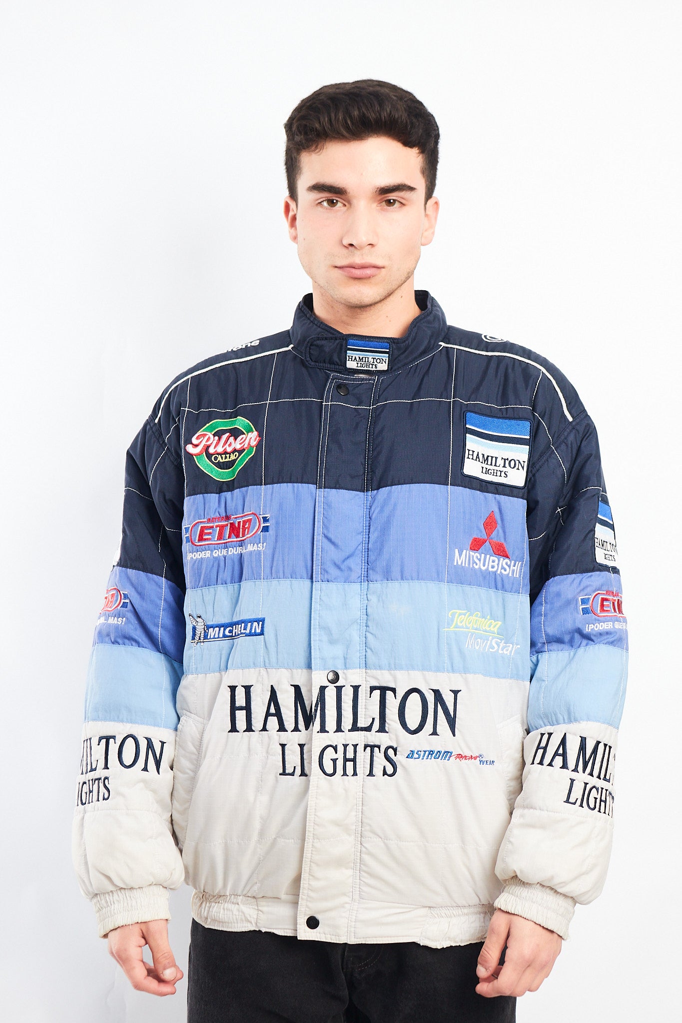 2000 Vintage Mitsubishi x Hamilton Light Racing Jacket (L/XL)