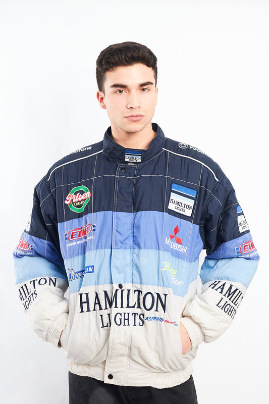 2000 Vintage Mitsubishi x Hamilton Light Racing Jacket (L/XL)