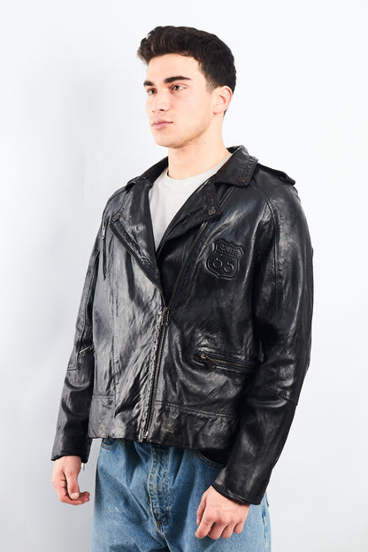 1990 Vintage Harley Davidson Leather Biker Jacket ( M/L)