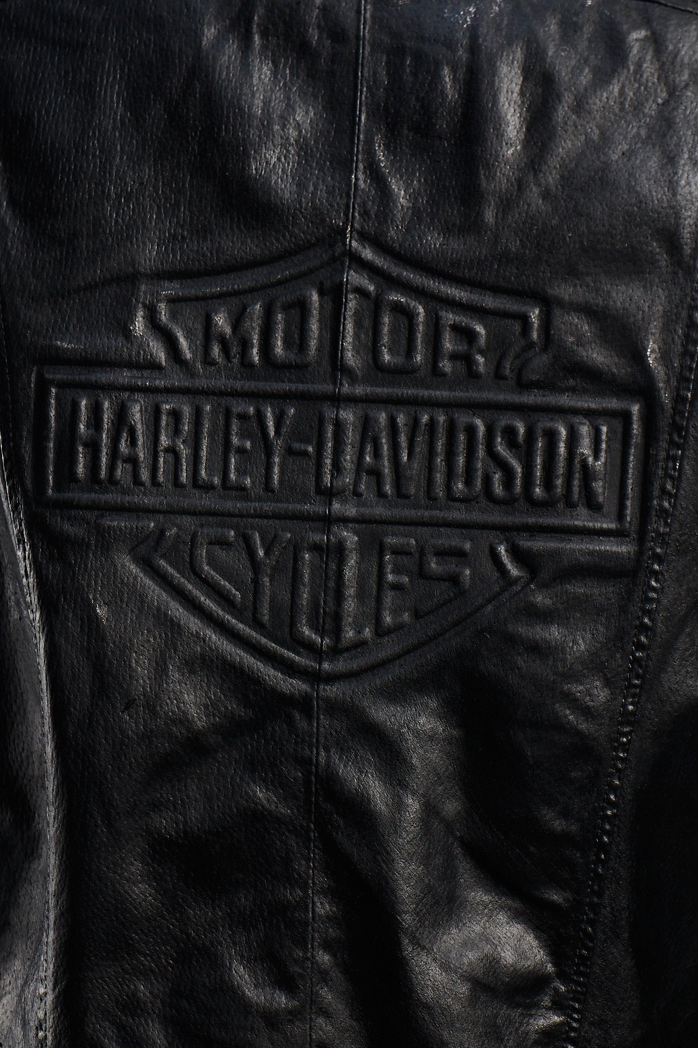 1990 Vintage Harley Davidson Leather Biker Jacket ( M/L)