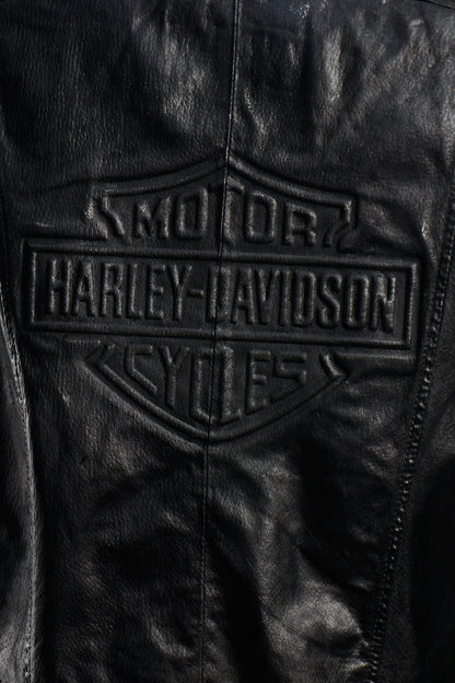1990 Vintage Harley Davidson Leather Biker Jacket ( M/L)