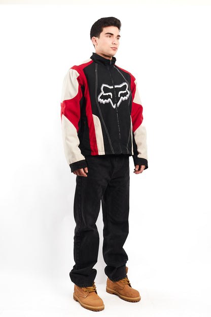 2000 Vintage Fox Moto Jacket (M/L)