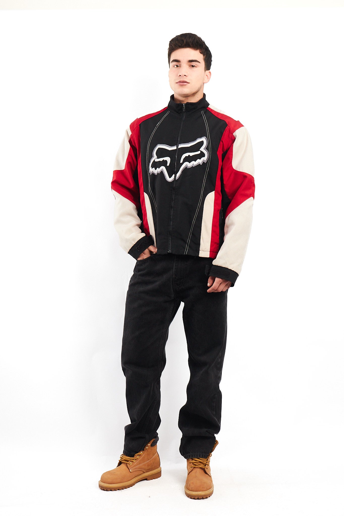 2000 Vintage Fox Moto Jacket (M/L)