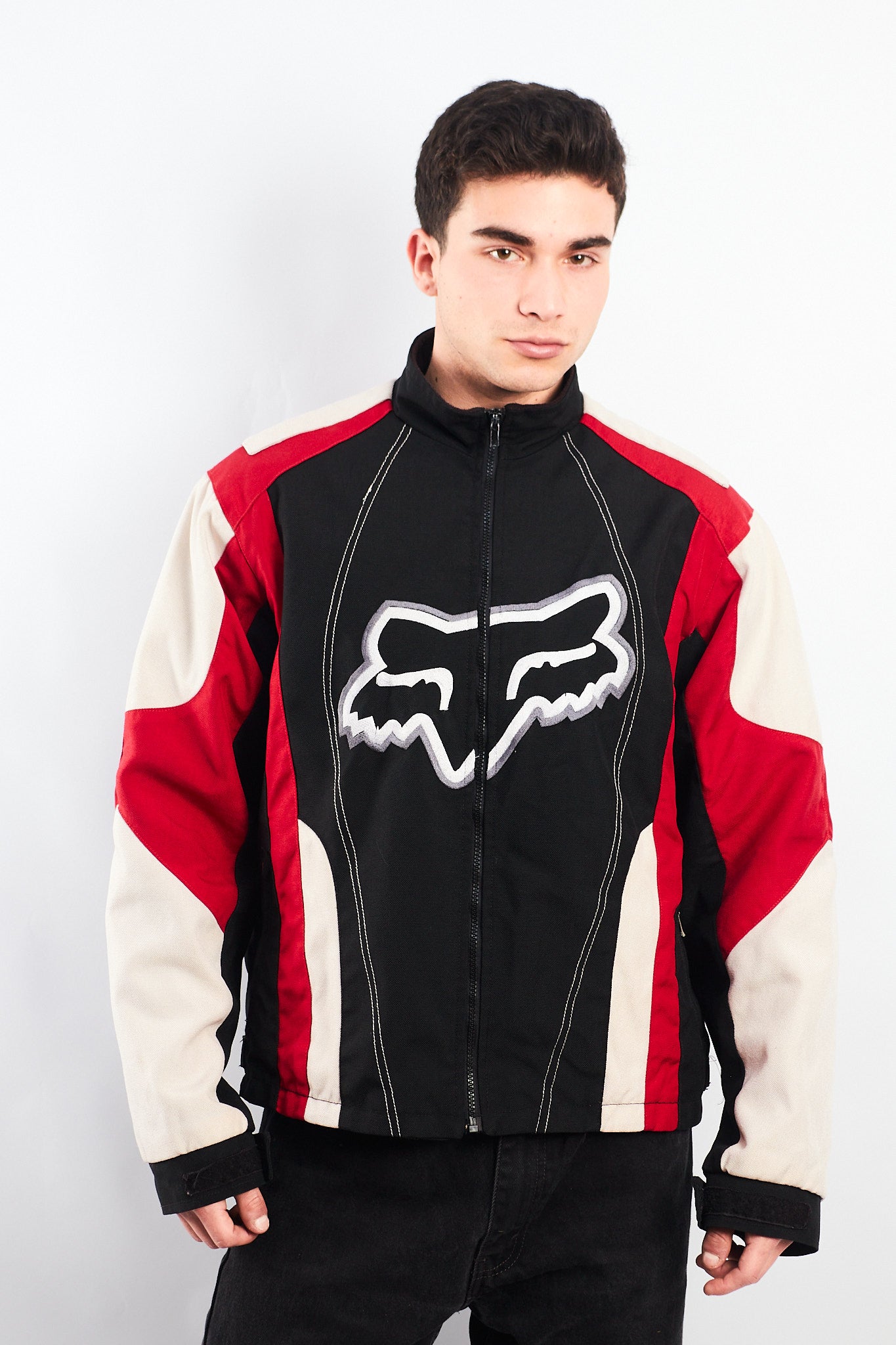 2000 Vintage Fox Moto Jacket (M/L)