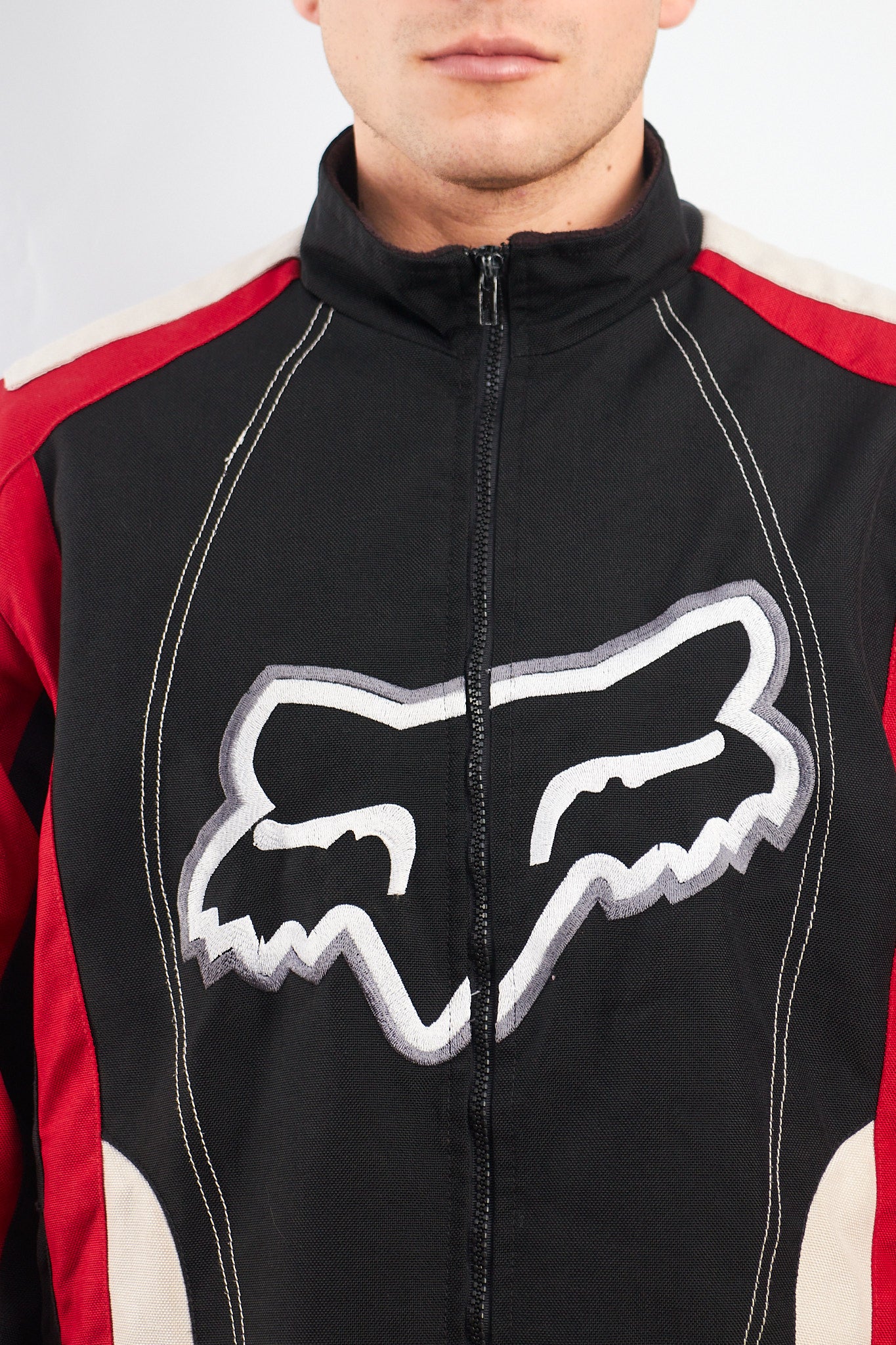 2000 Vintage Fox Moto Jacket (M/L)