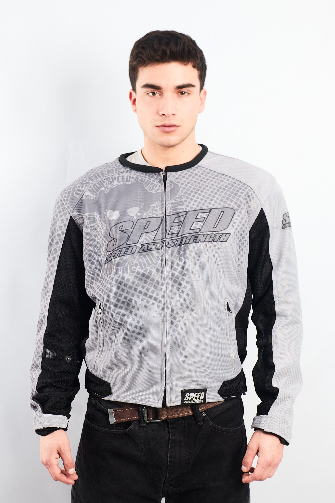 Vintage Speed and Strenght  Armored Moto Jacket (M)
