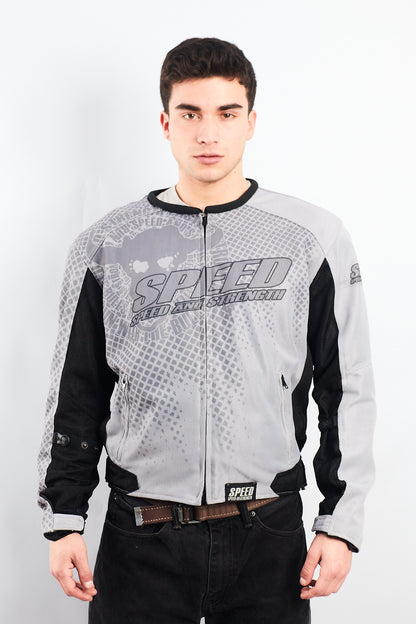 Vintage Speed and Strenght  Armored Moto Jacket (M)