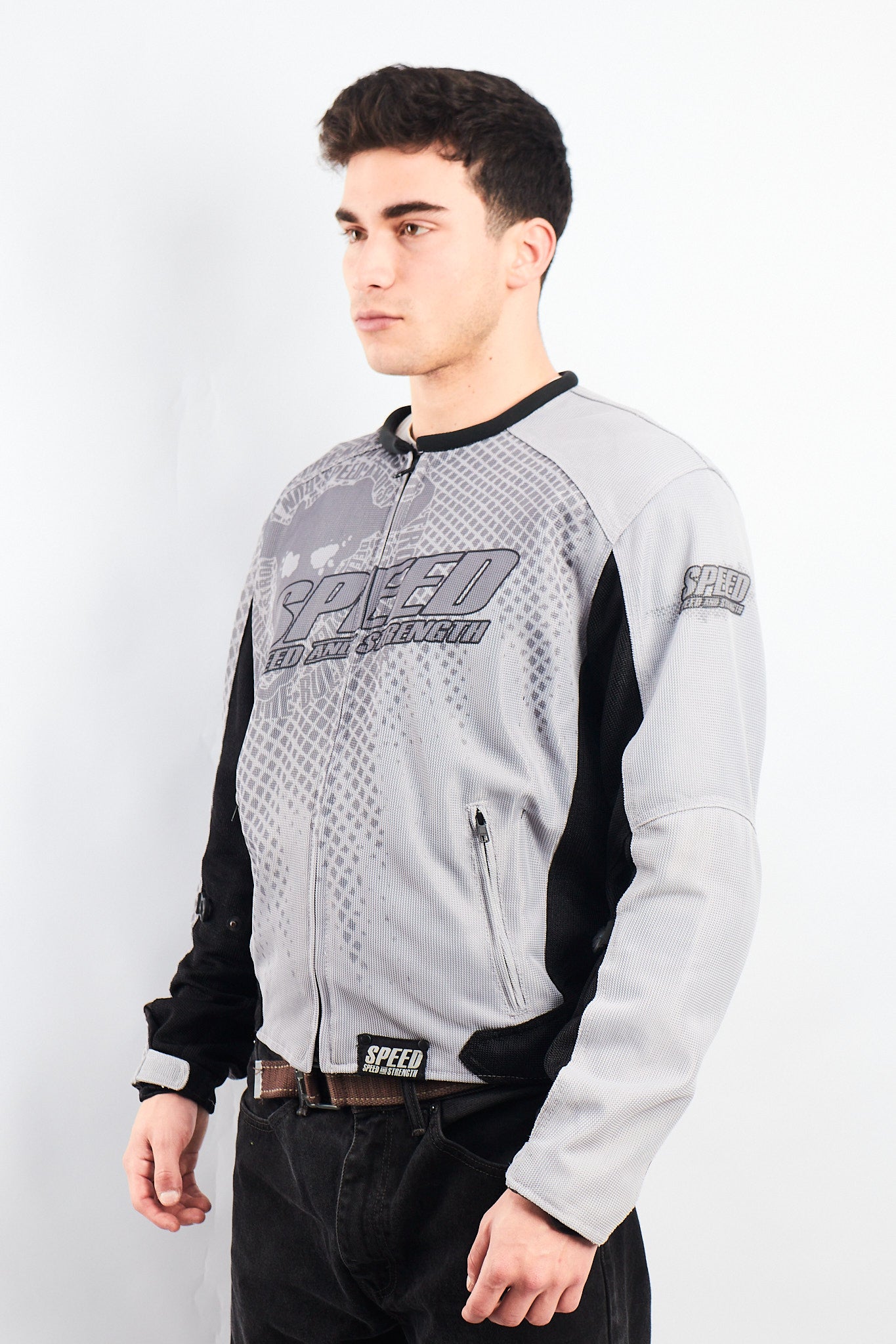 Vintage Speed and Strenght  Armored Moto Jacket (M)