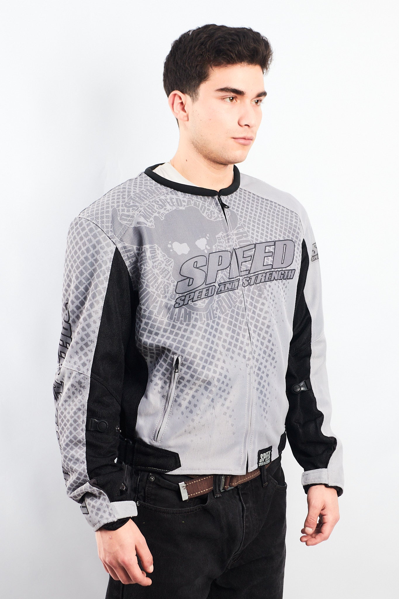 Vintage Speed and Strenght  Armored Moto Jacket (M)