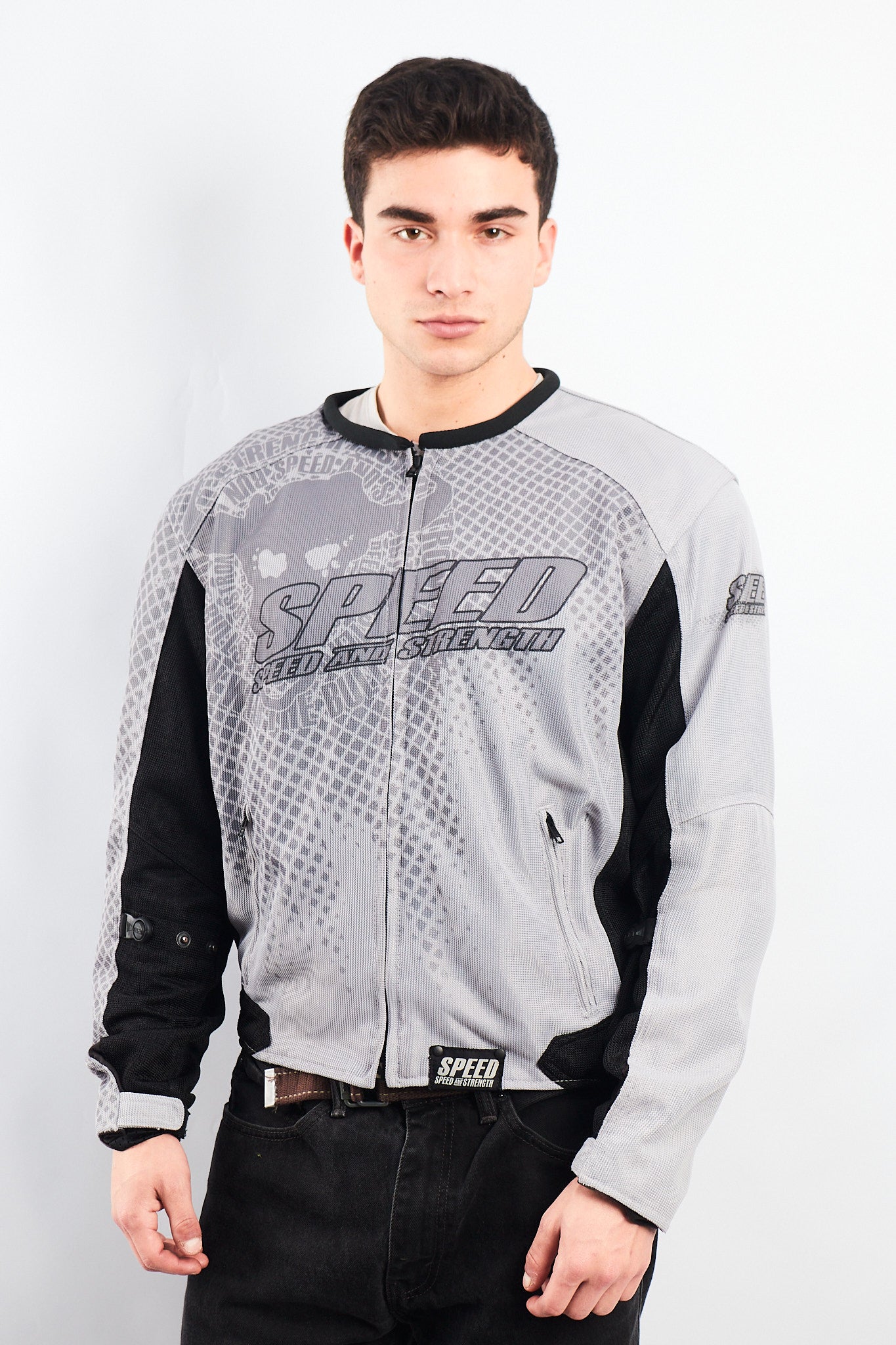 Vintage Speed and Strenght  Armored Moto Jacket (M)
