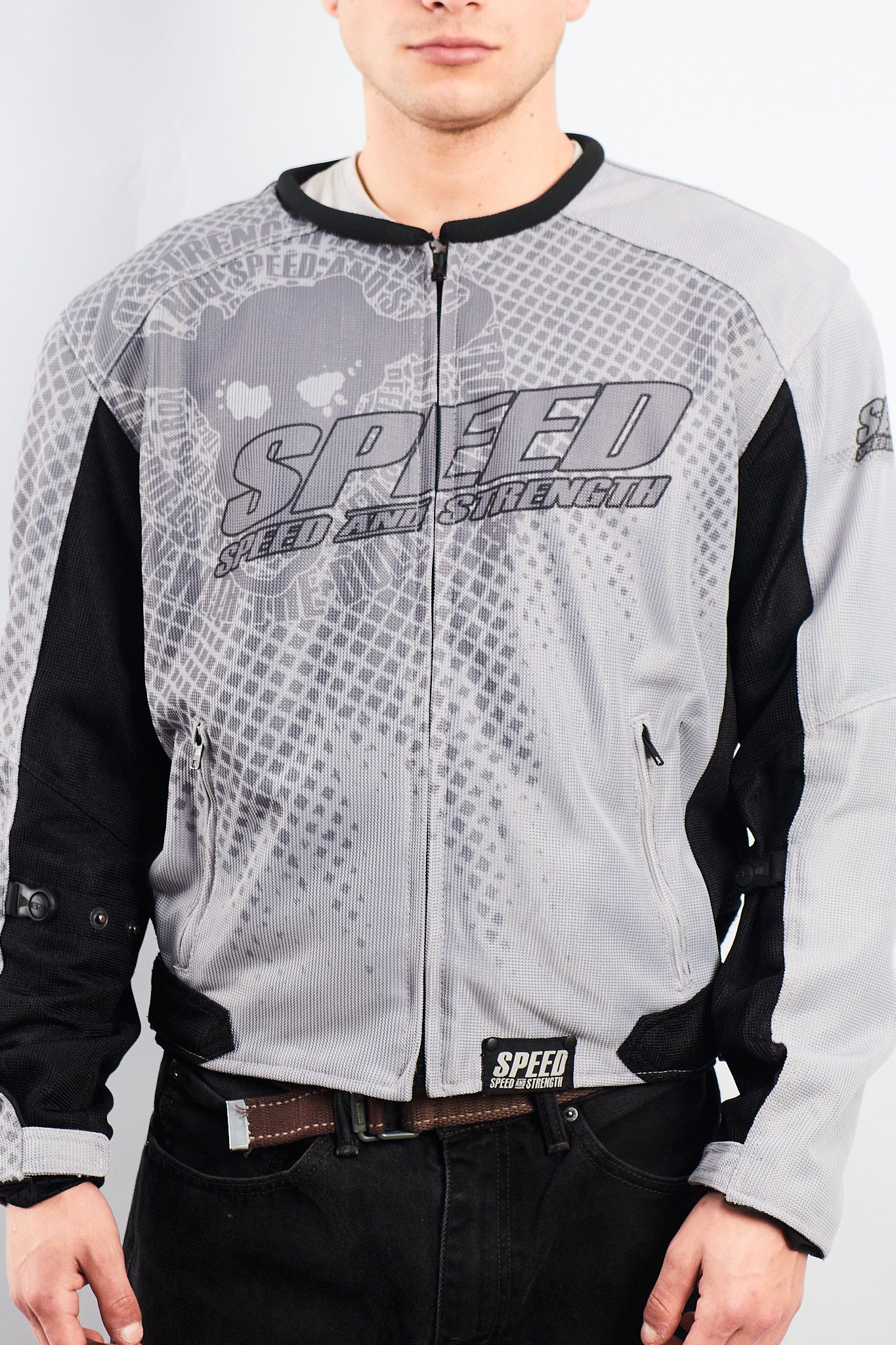Vintage Speed and Strenght  Armored Moto Jacket (M)