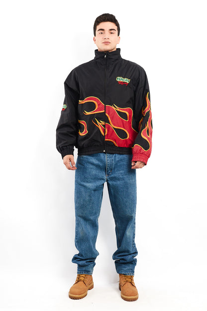 Vintage O"Reilly Flames Racing Jacket (L)