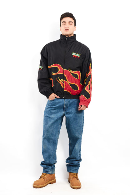 Vintage O"Reilly Flames Racing Jacket (L)