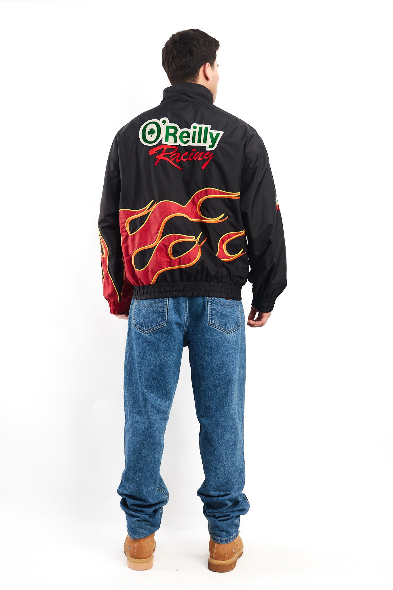 Vintage O"Reilly Flames Racing Jacket (L)