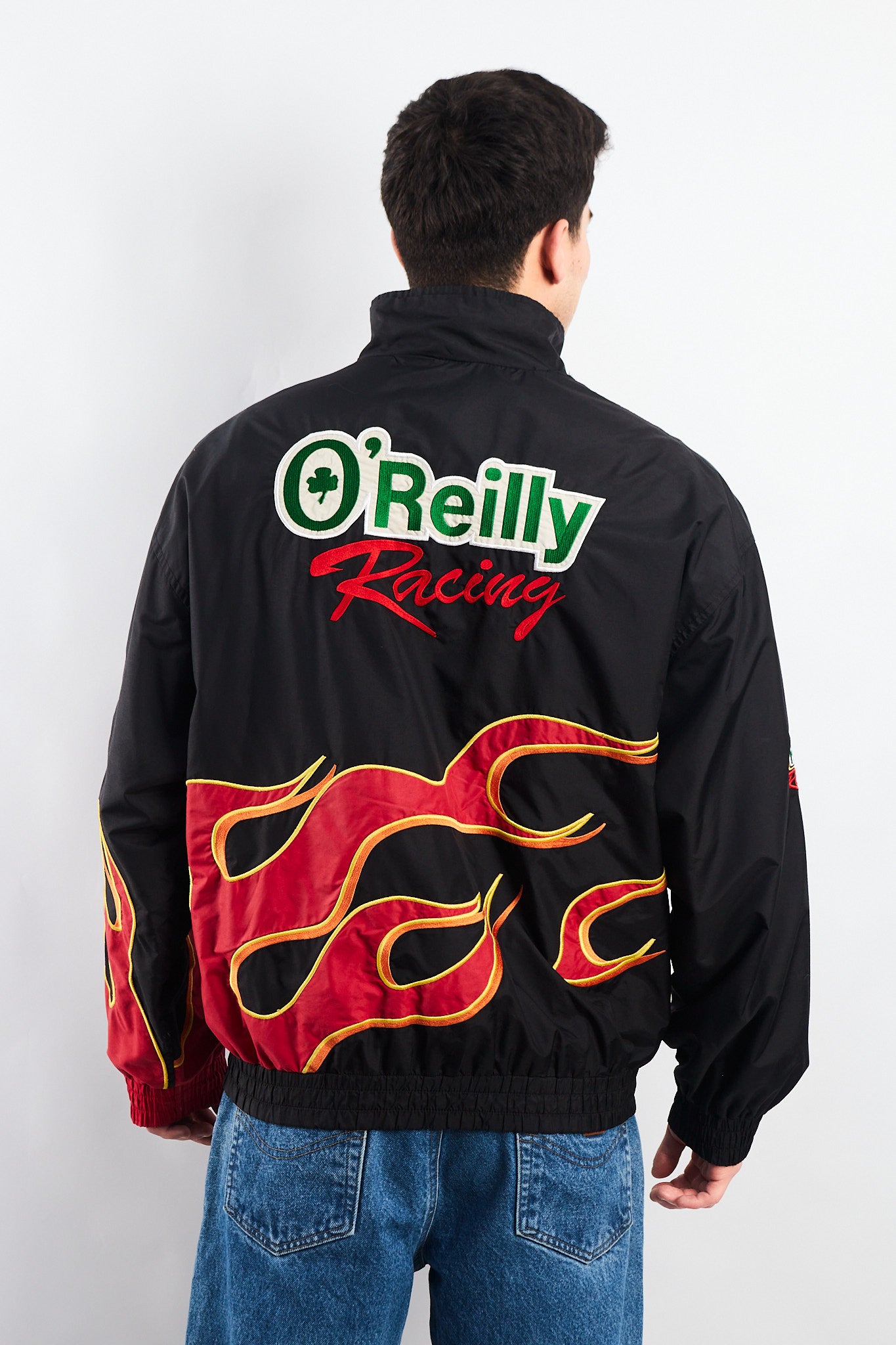 Vintage O"Reilly Flames Racing Jacket (L)