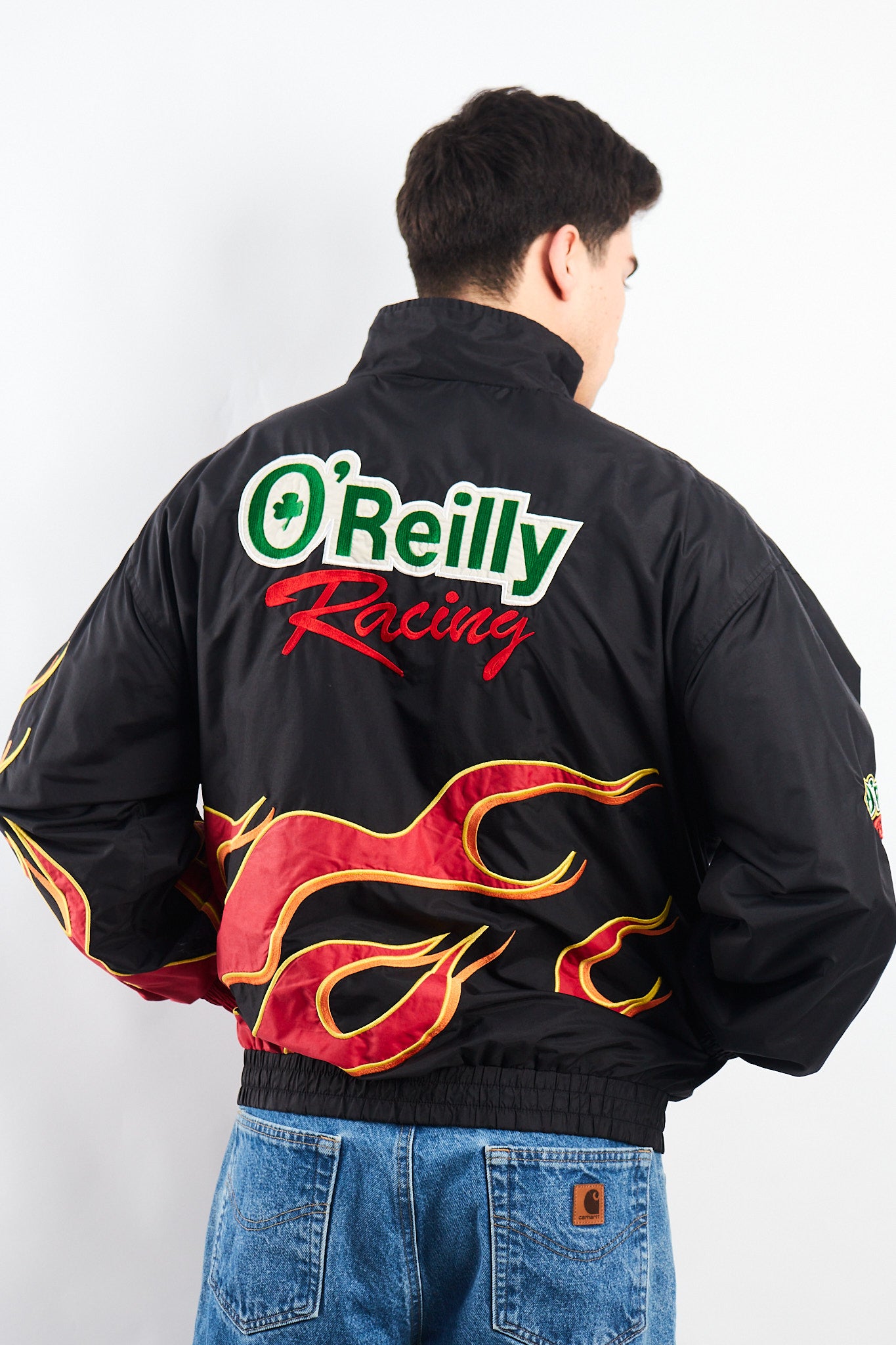 Vintage O"Reilly Flames Racing Jacket (L)