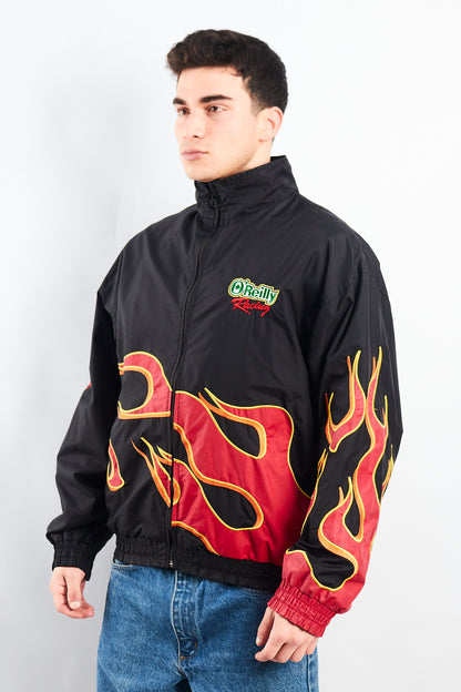 Vintage O"Reilly Flames Racing Jacket (L)