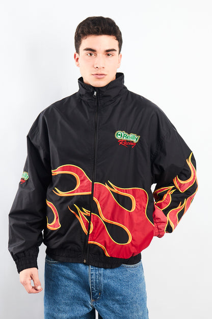 Vintage O"Reilly Flames Racing Jacket (L)