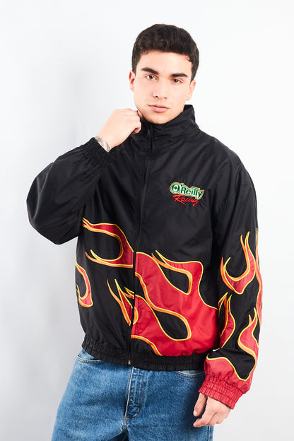 Vintage O"Reilly Flames Racing Jacket (L)